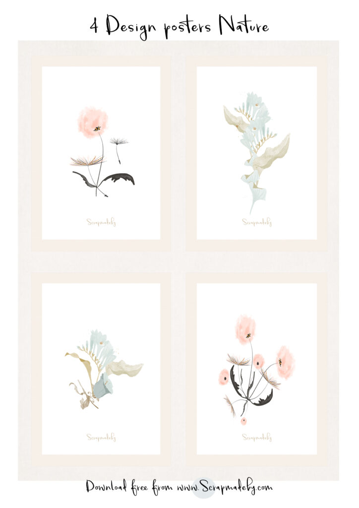 Design poster nature