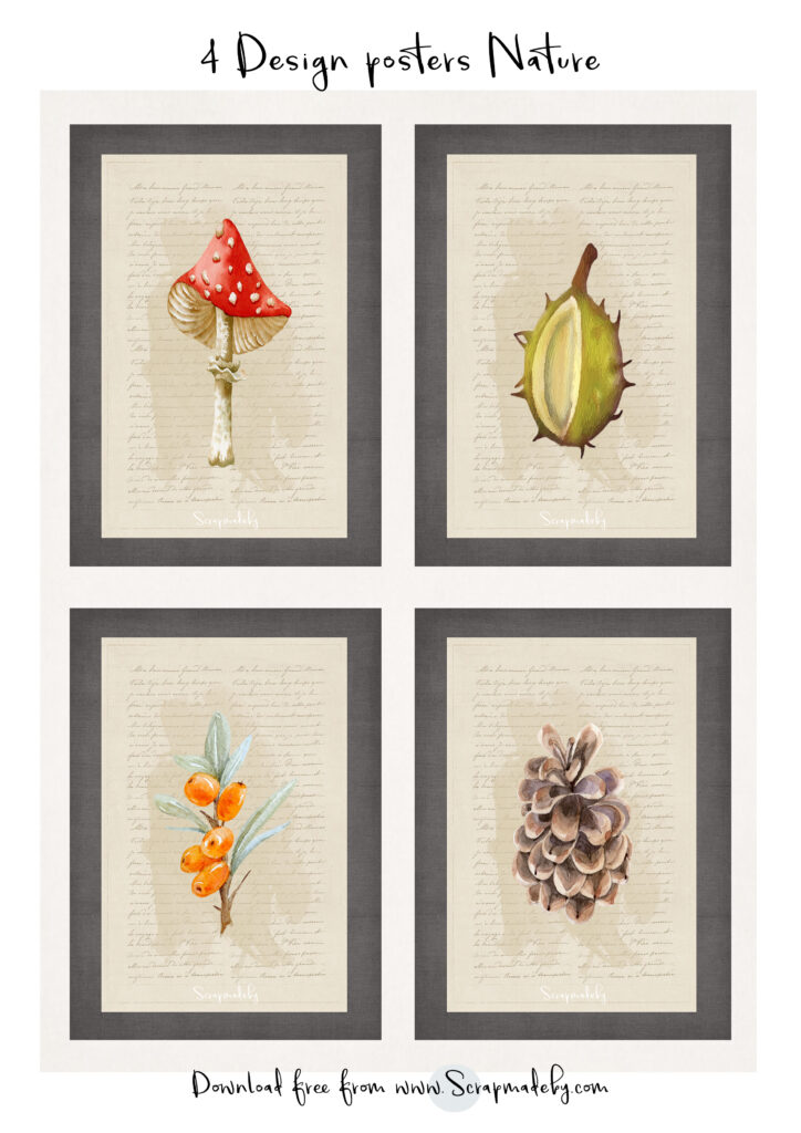 Design poster nature