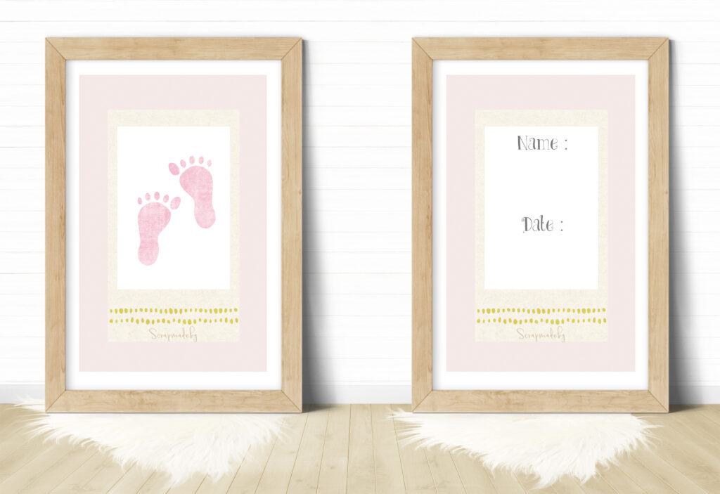 Design poster to baby girls