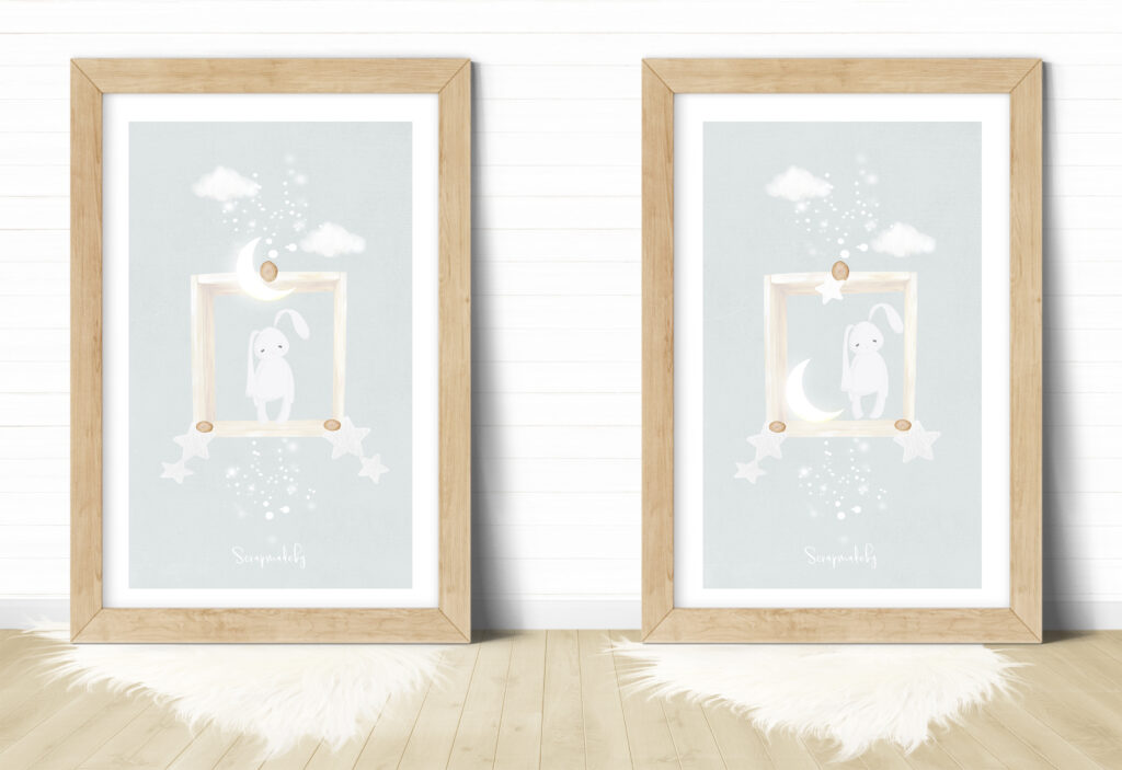 Design poster to baby boys