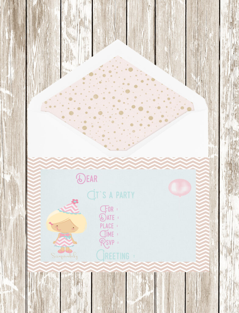 invitation cards from girls