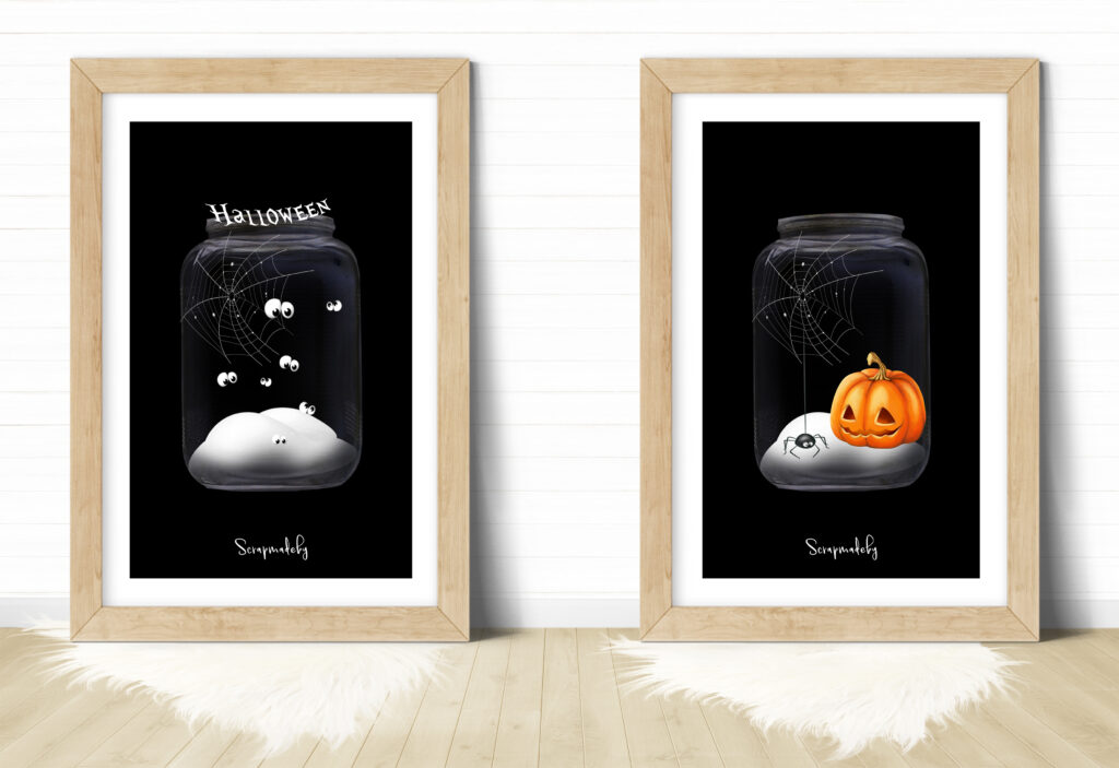 Design poster halloween