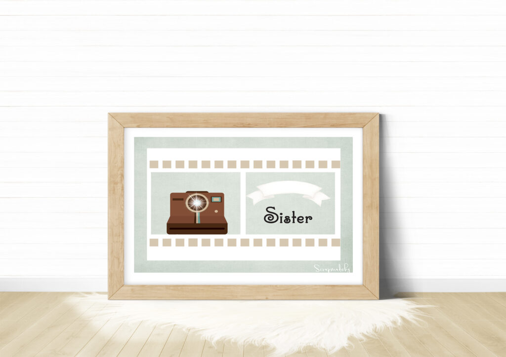Design poster to family