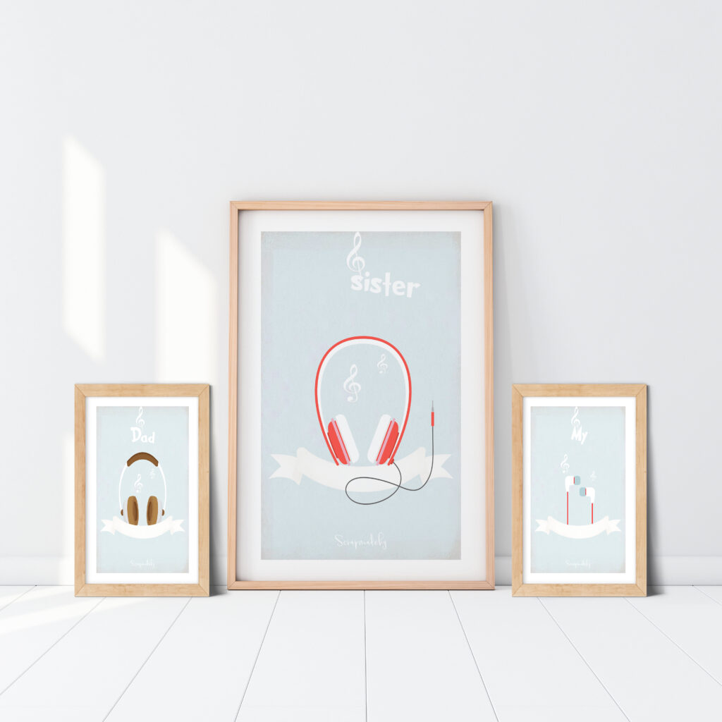 Design poster to family