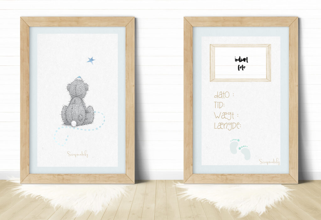Danish poster to baby boys