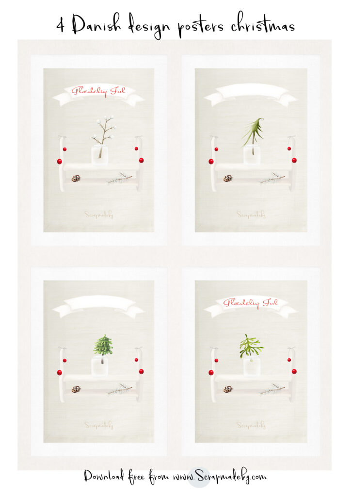 Danish poster christmas