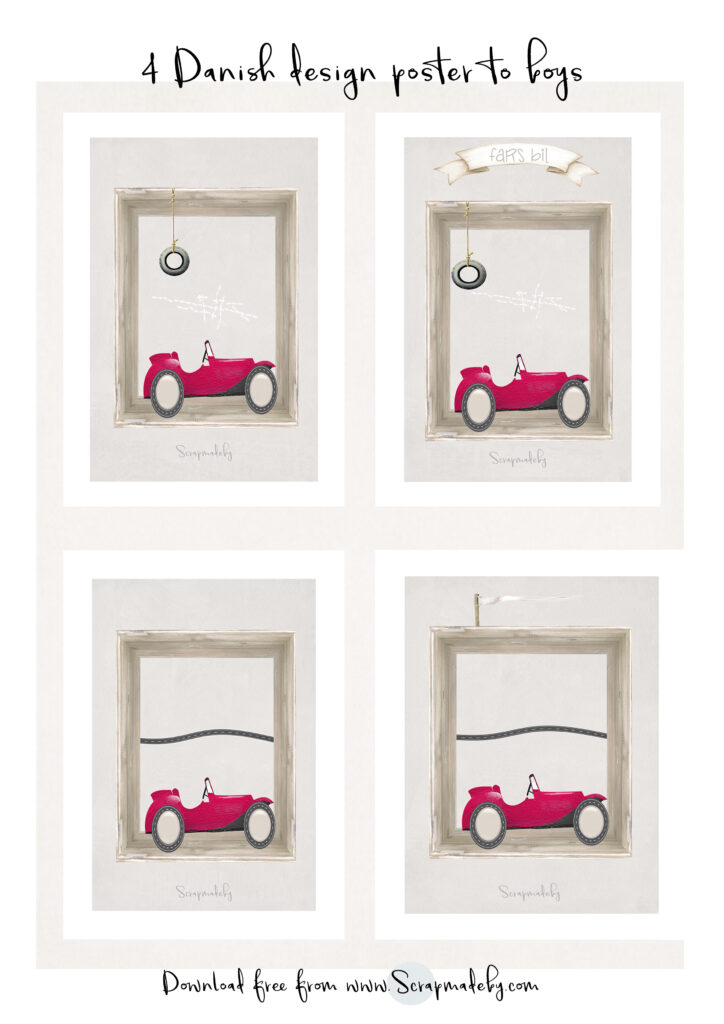 Danish poster to boys