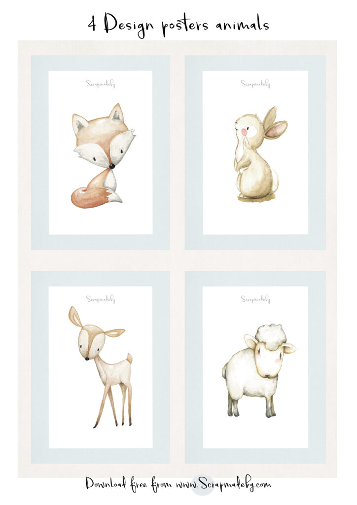 Design poster animal