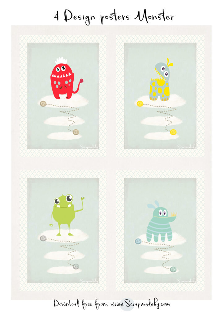Design poster monster