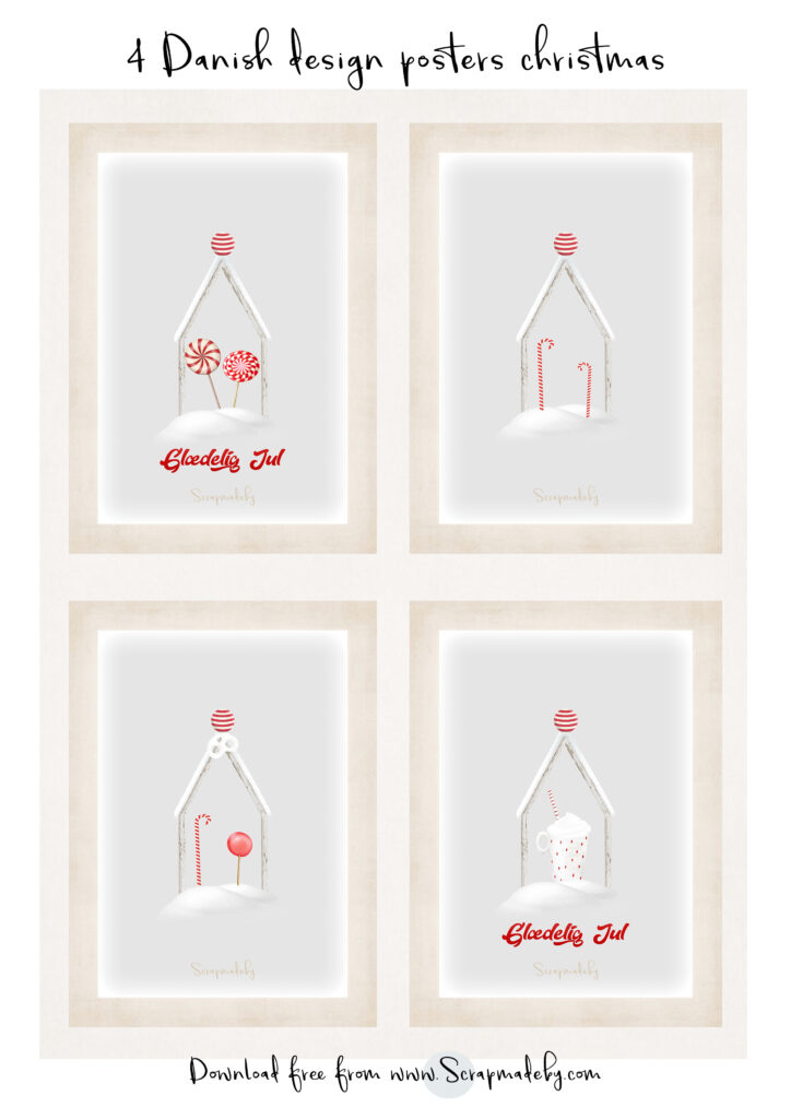Danish poster christmas