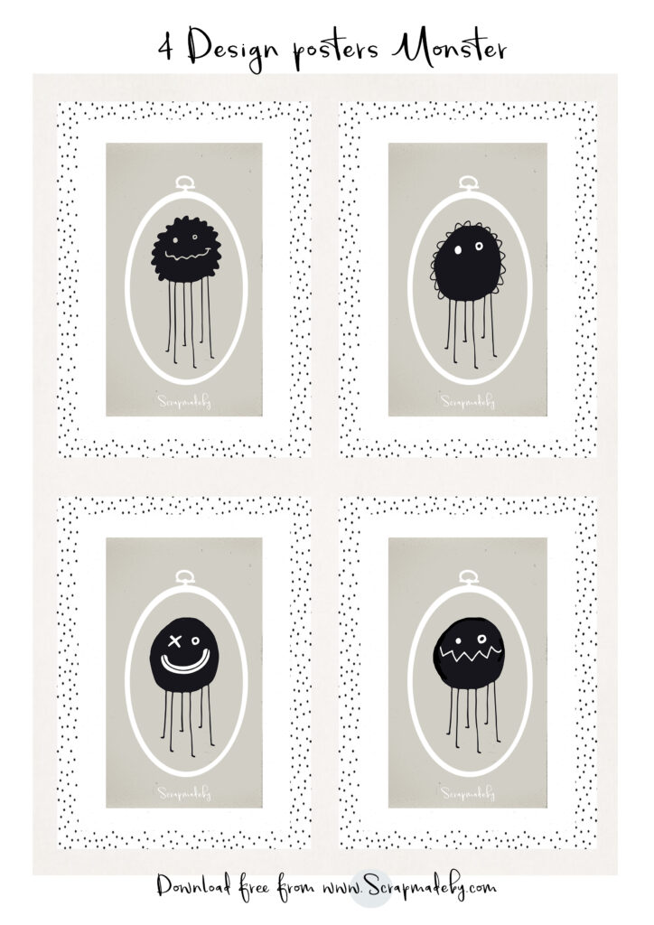 Design poster monster