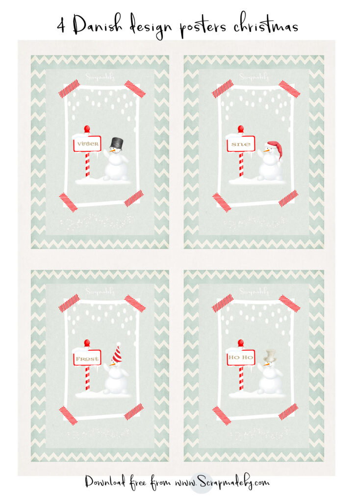 Danish poster christmas