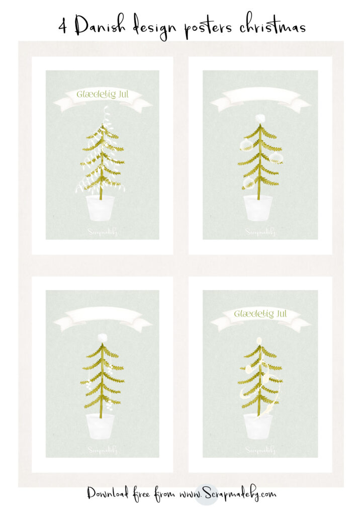 Danish poster christmas