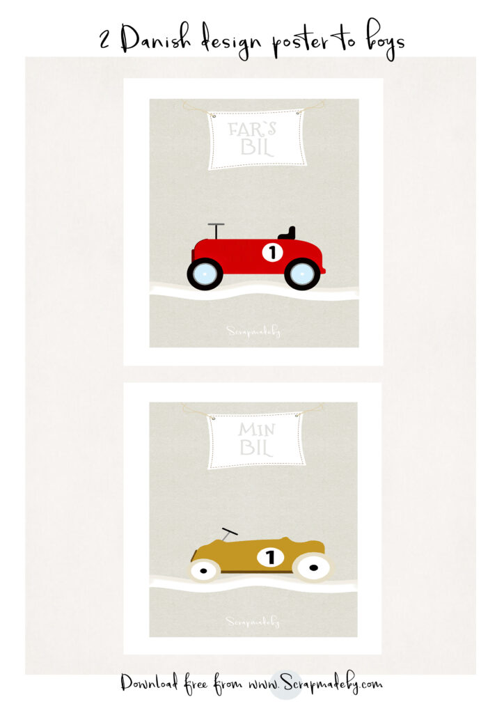 Danish poster to boys