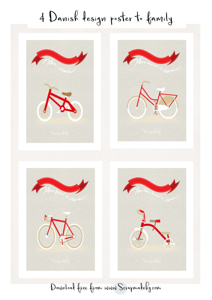 Danish poster family