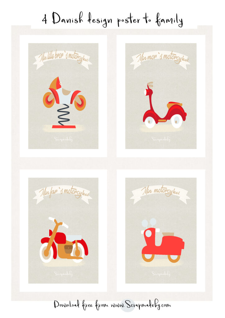 Danish poster to family