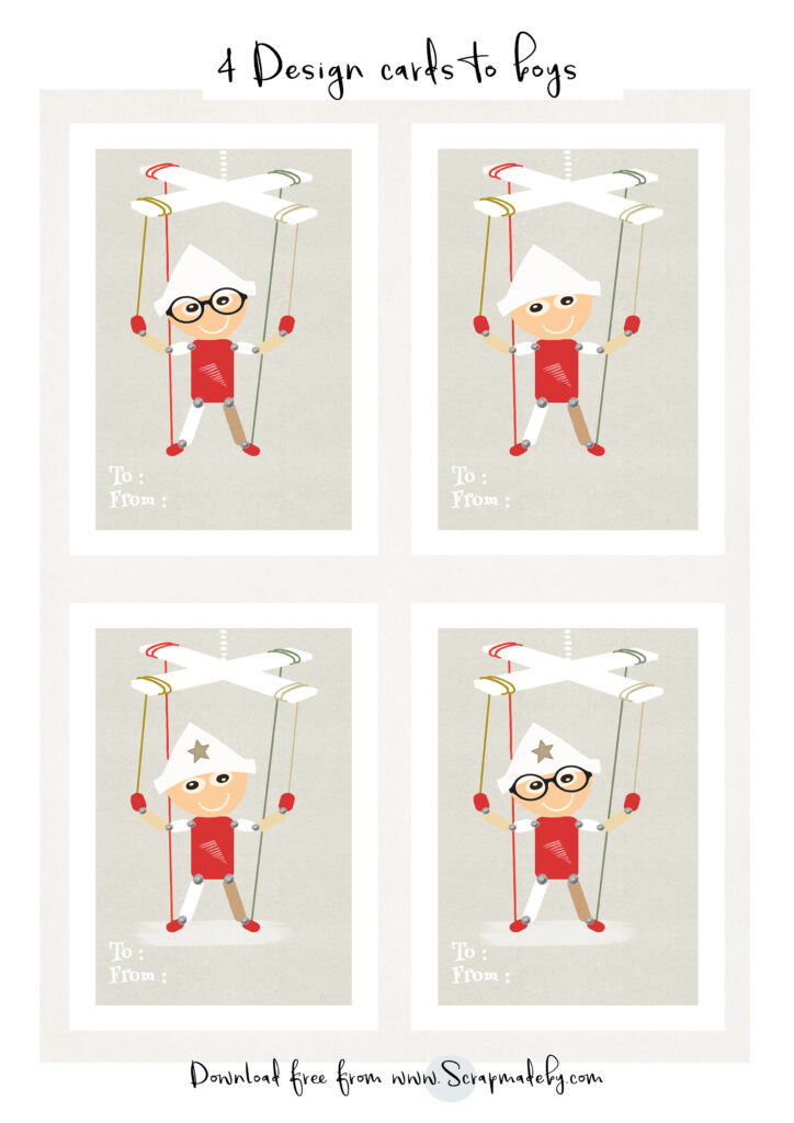 Design cards to boys