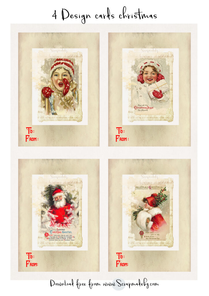 Design cards christmas