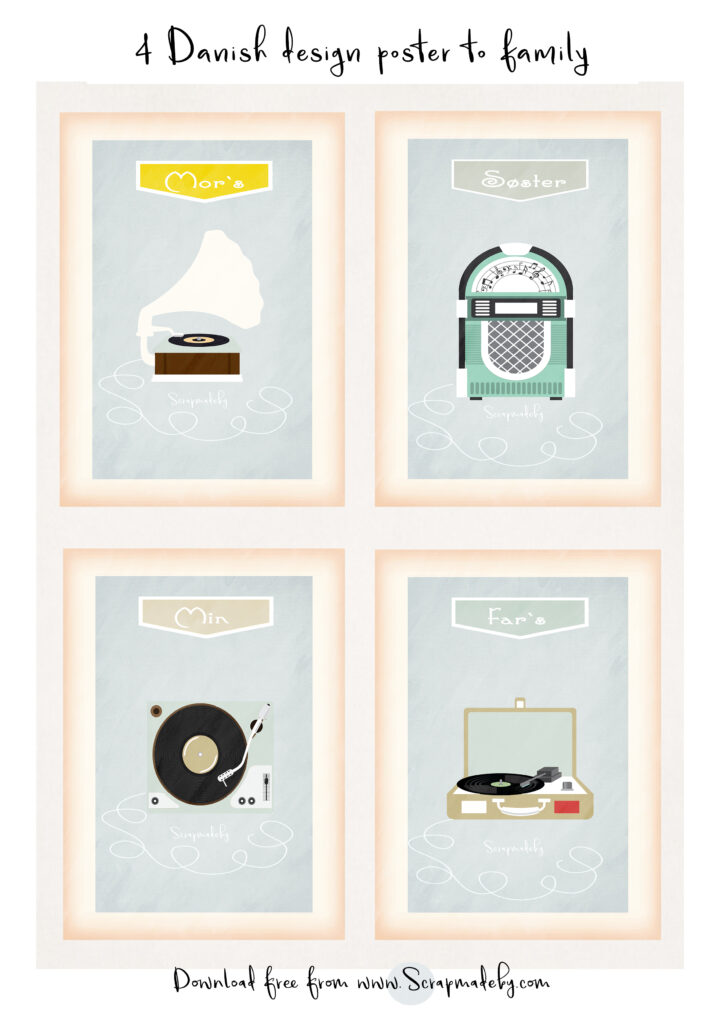 Danish poster to family