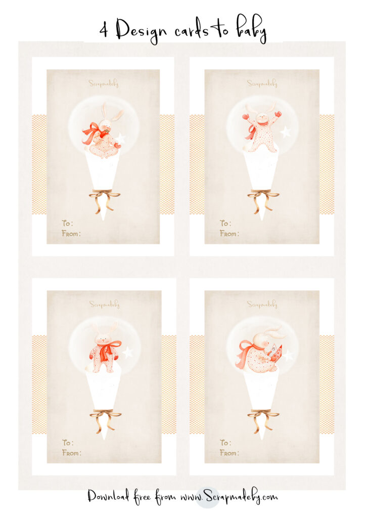 Design cards to baby