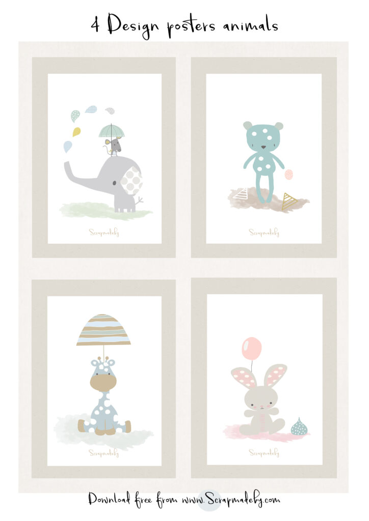 Design poster animal