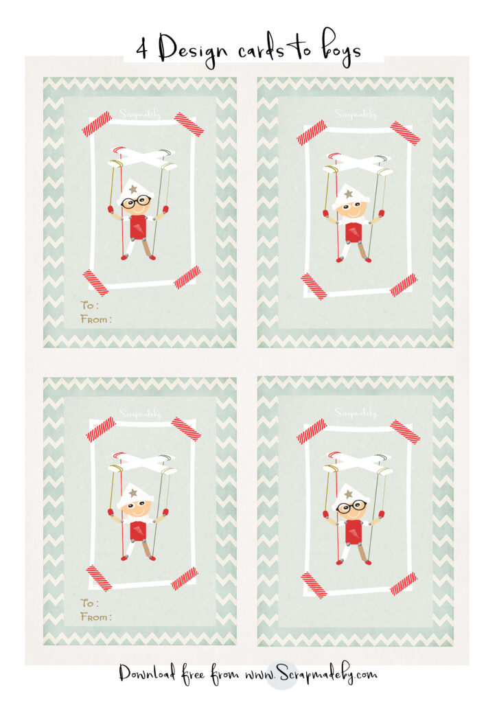 Design cards to boys