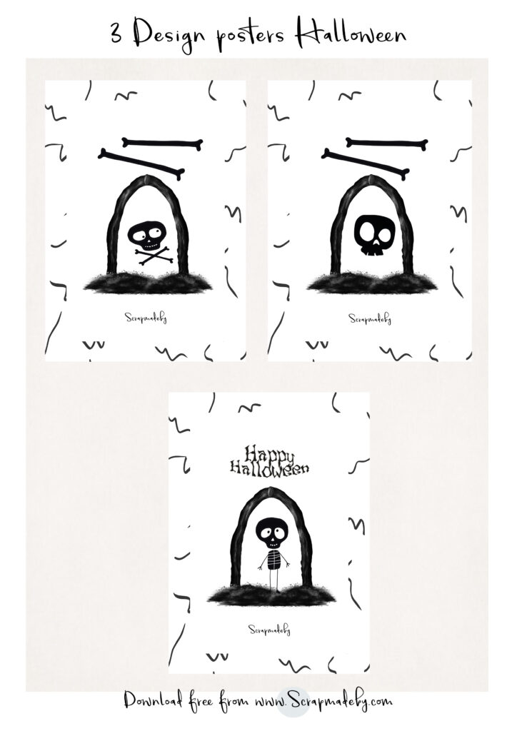 Design poster halloween