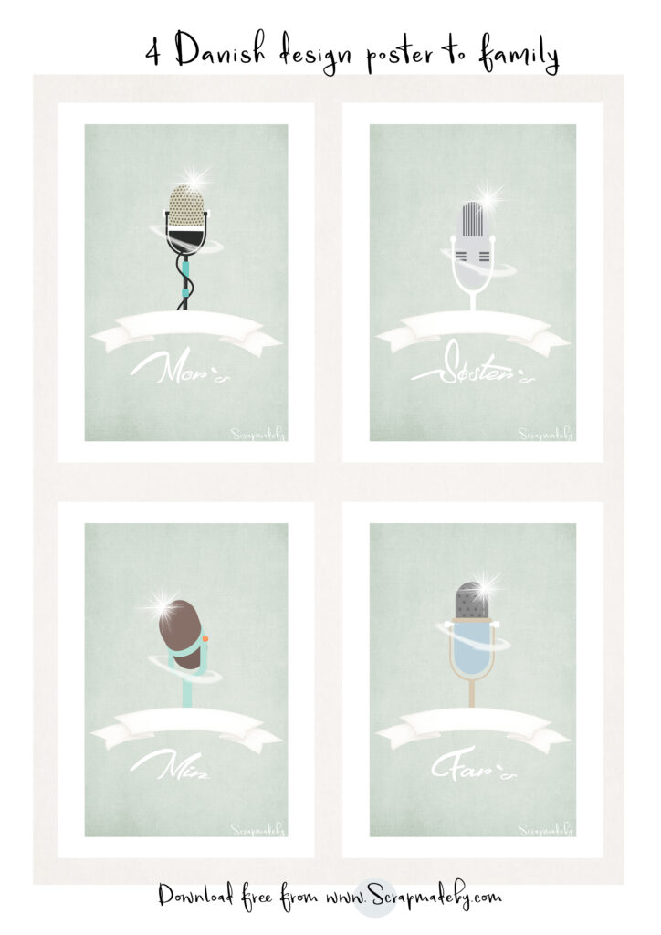 Danish poster to family