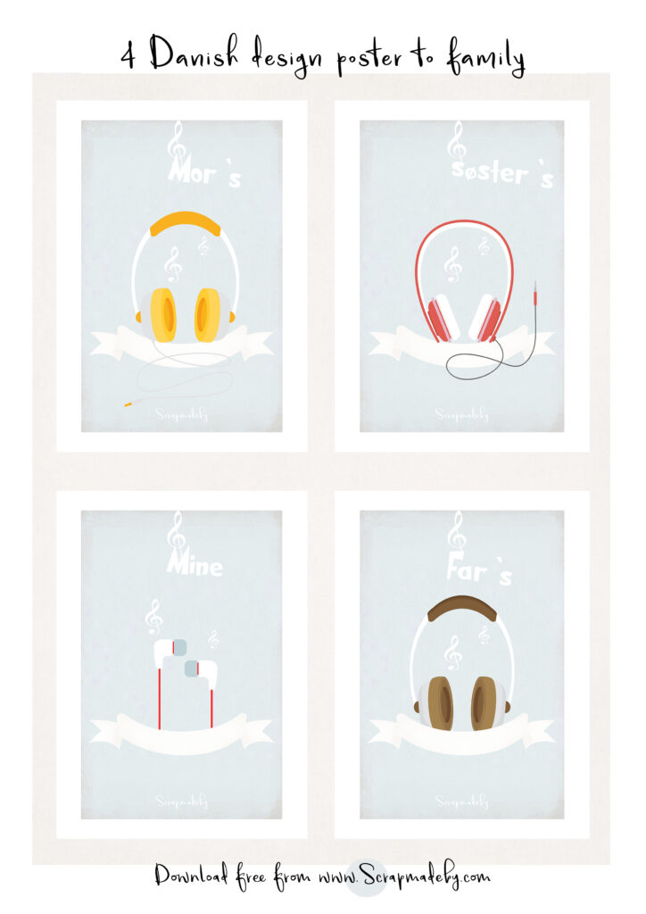 Danish poster to family