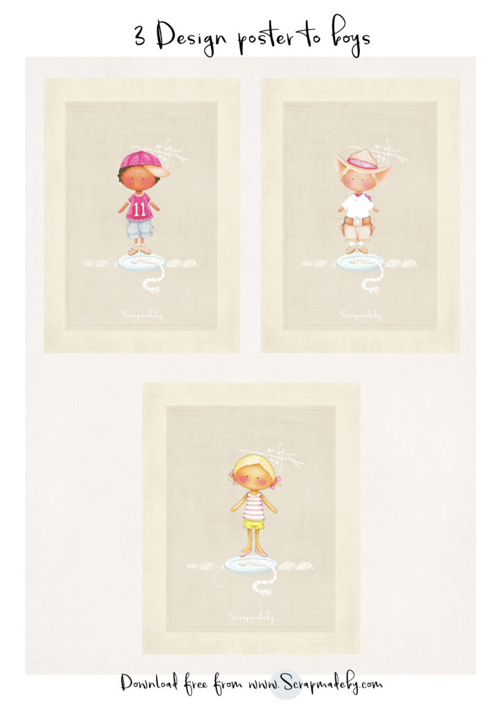 Design poster to boys