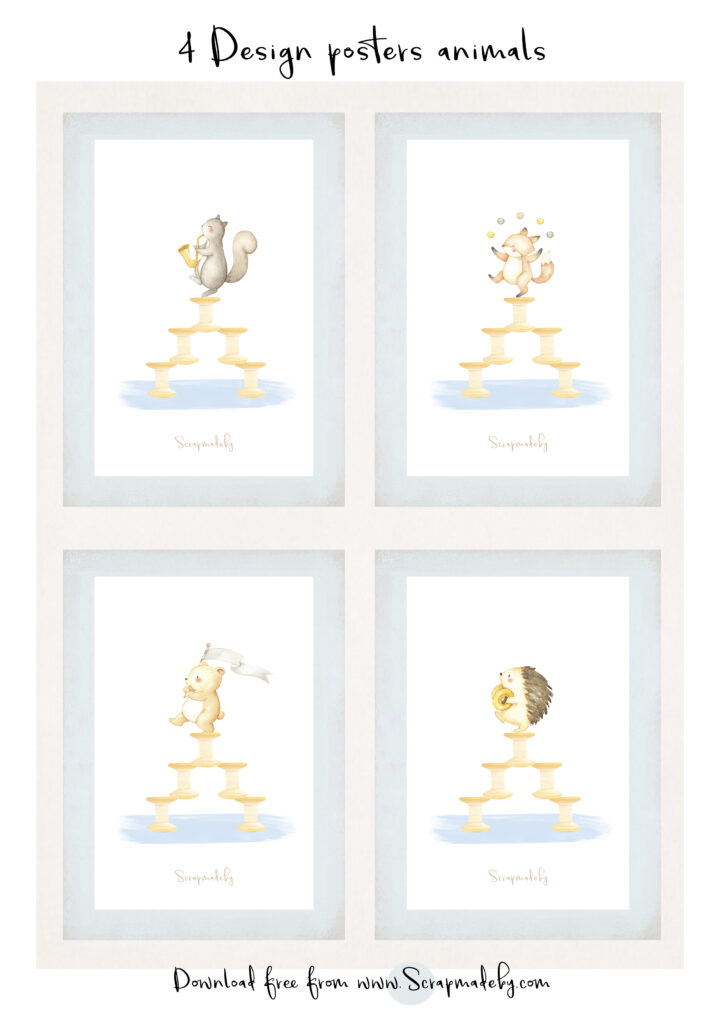 Design poster animal