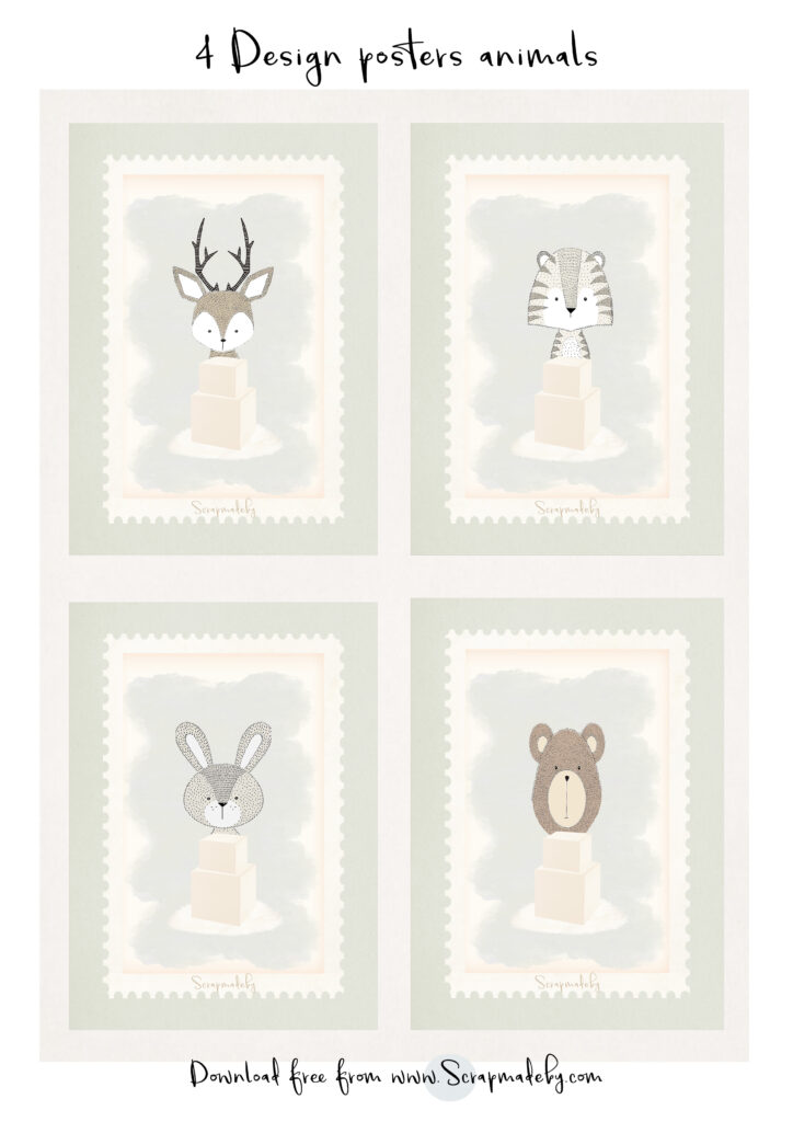 Design poster animal
