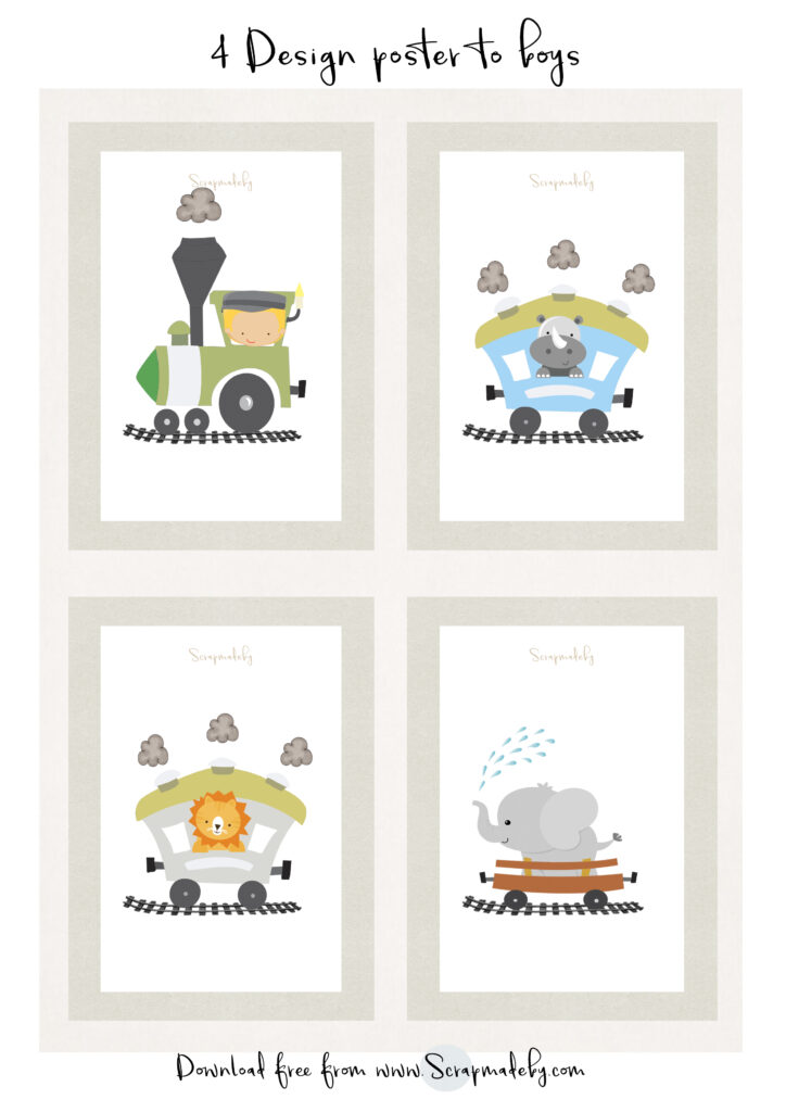 Design poster to boys
