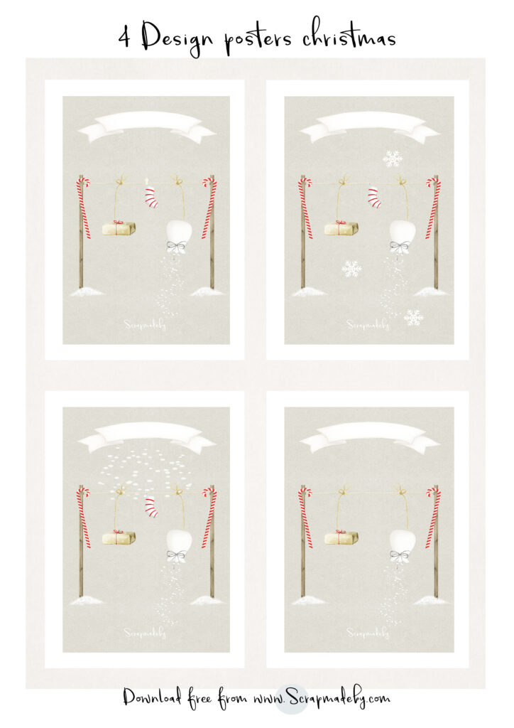 Design poster christmas