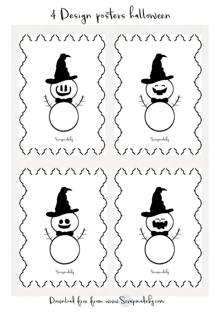 Design poster halloween