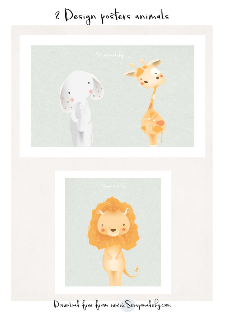 Design poster animal
