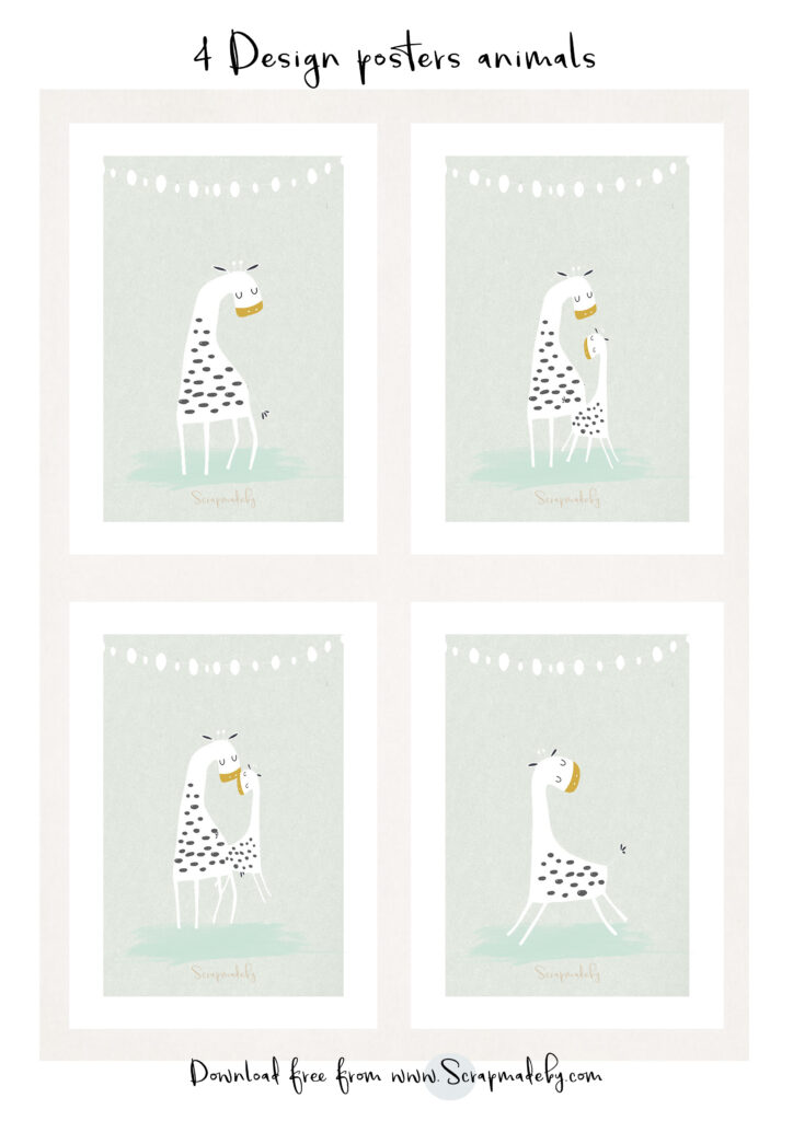 Design poster animal