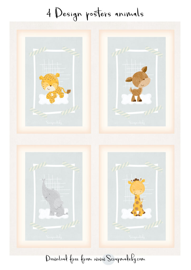 Design poster animal