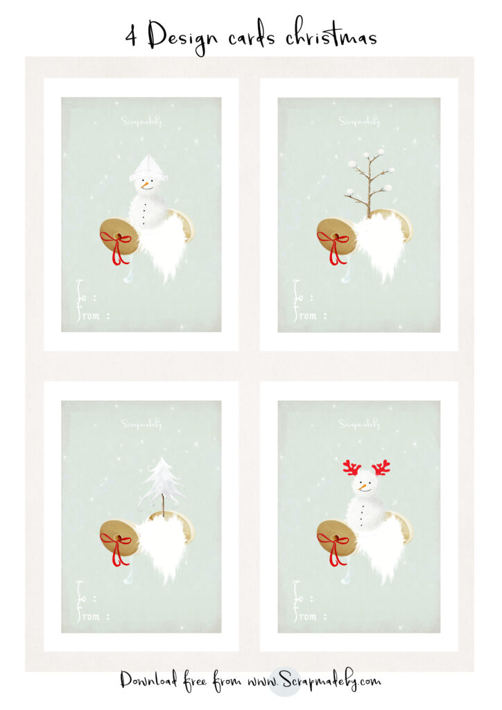 Design cards christmas