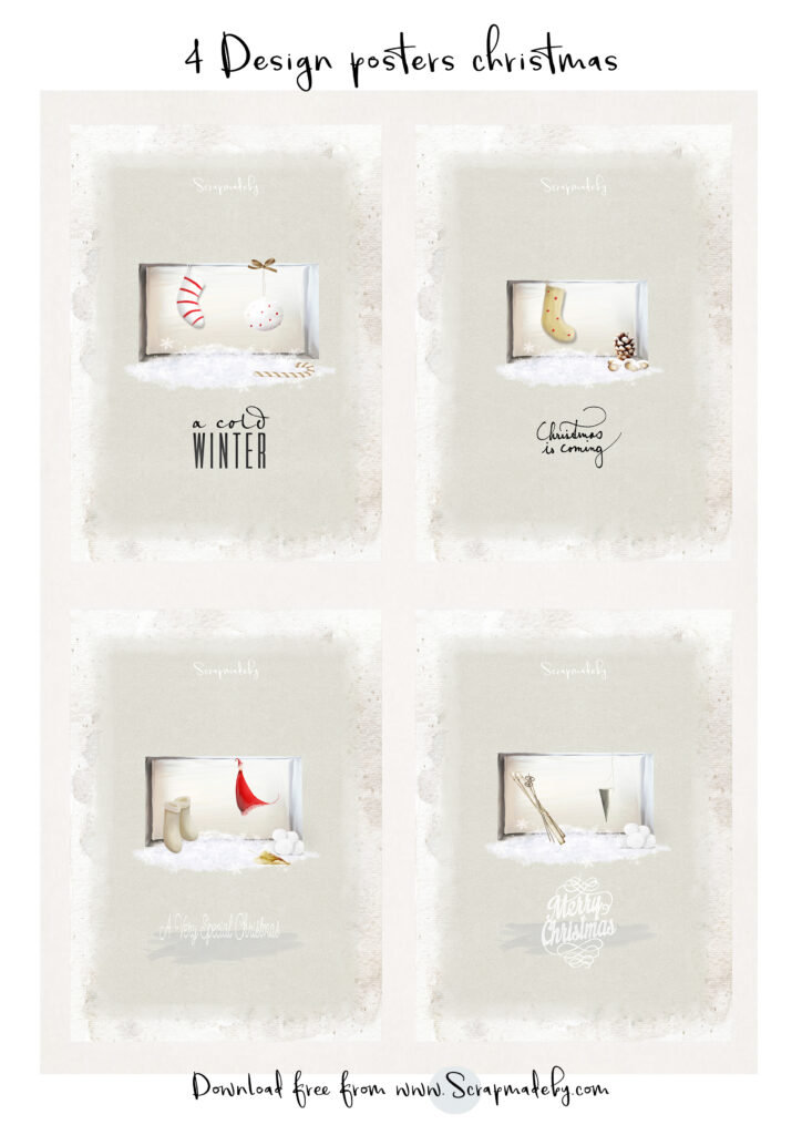 Design poster christmas