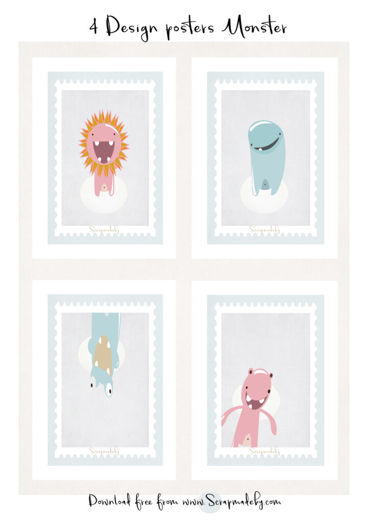 Design poster monster