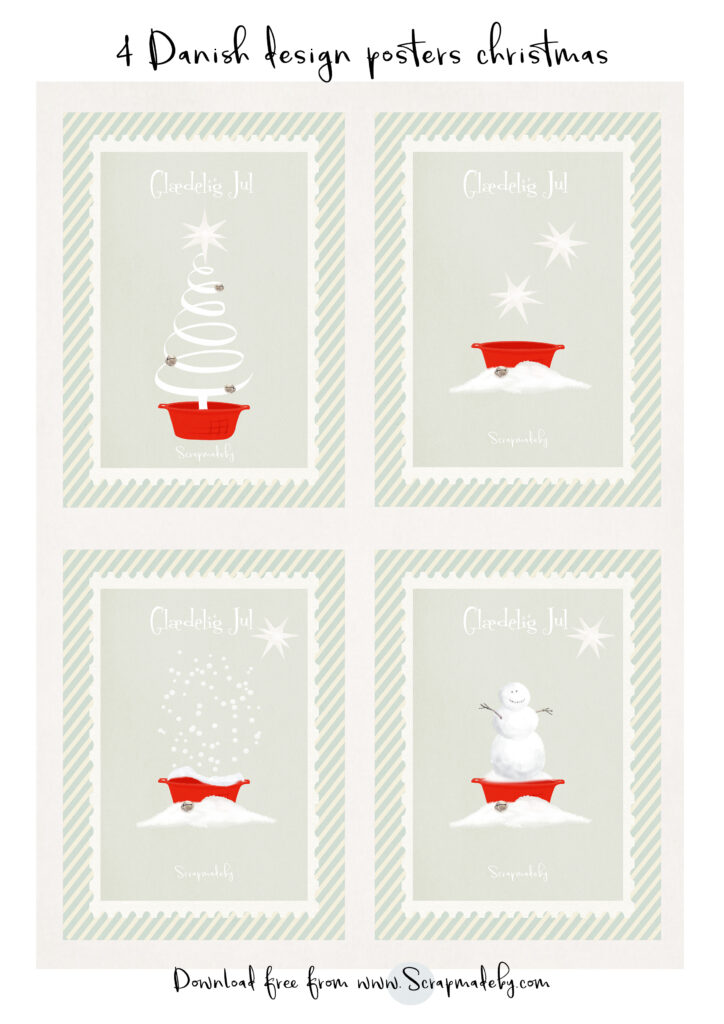 Danish poster christmas