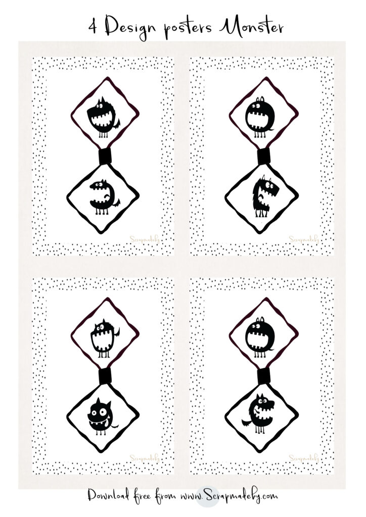 Design poster monster