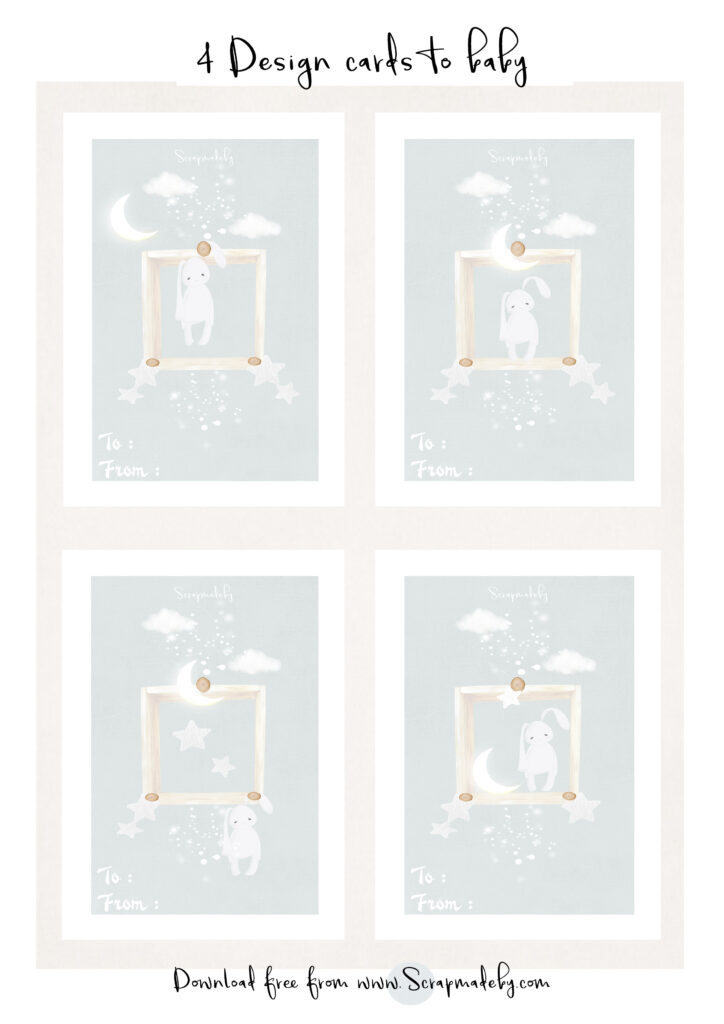 Design cards to baby