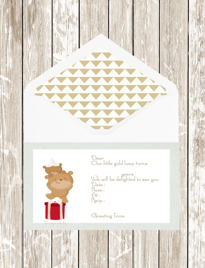 invitation cards from baby
