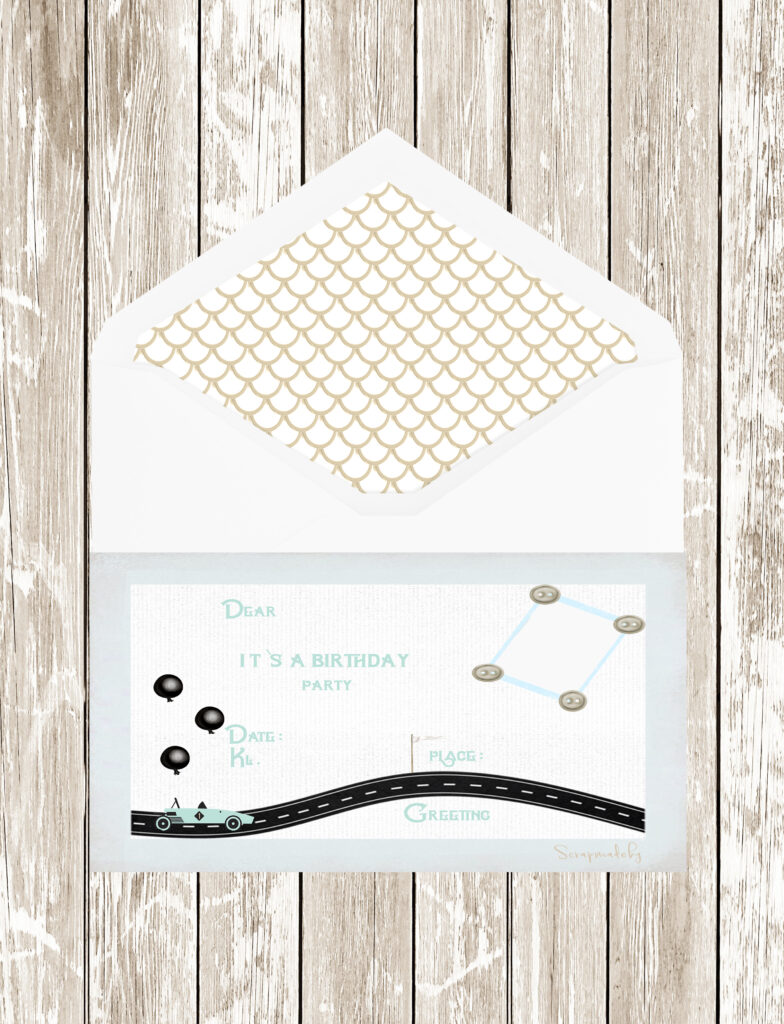 invitation cards from boys