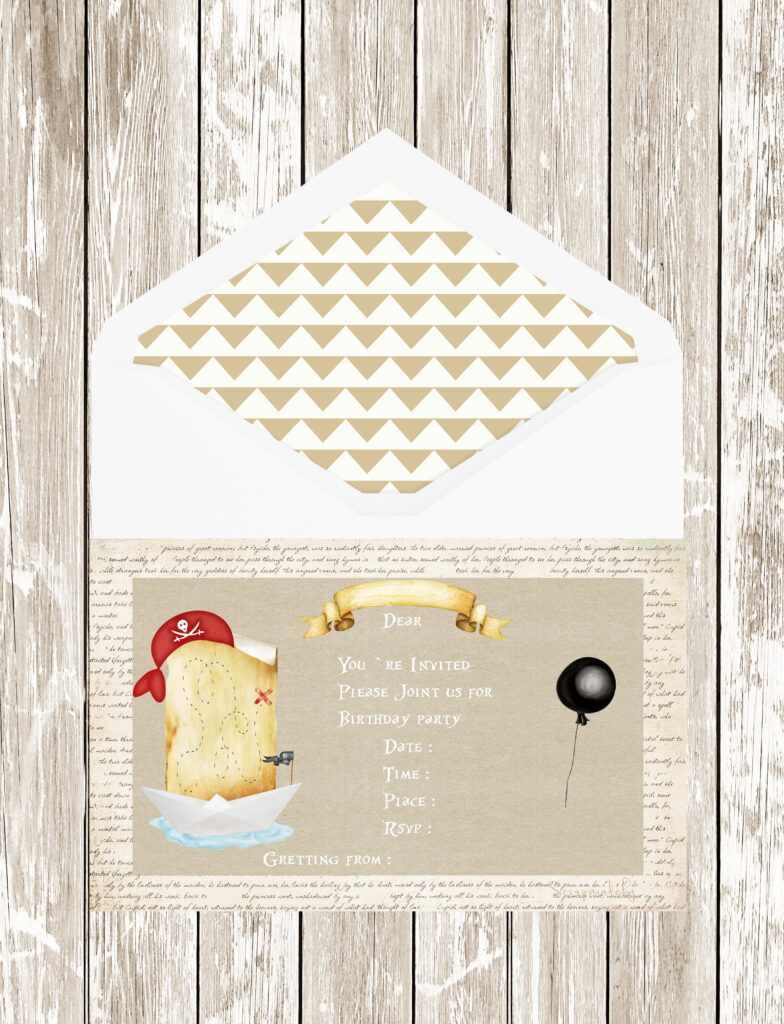 invitation cards from boys