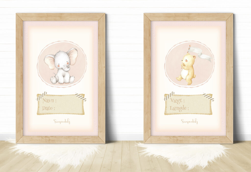 Danish poster to baby girls