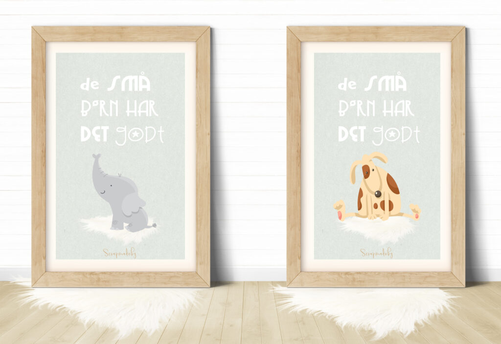 Danish poster to baby boys