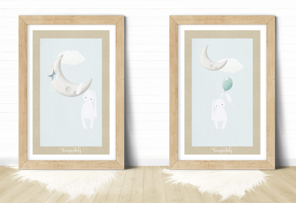 Design poster to baby boys